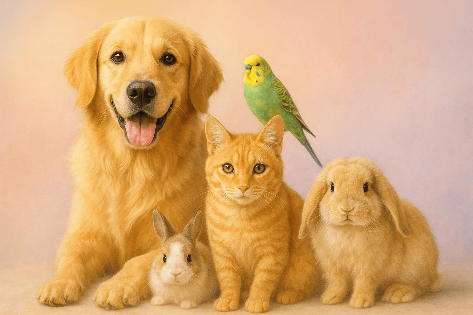 A group of beloved pets remembered with love.